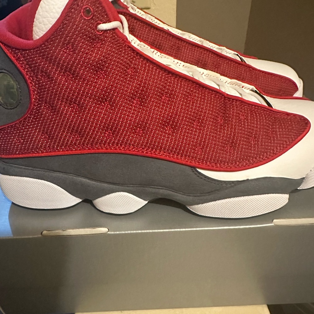 Jordan Athletic Shoes Red and White